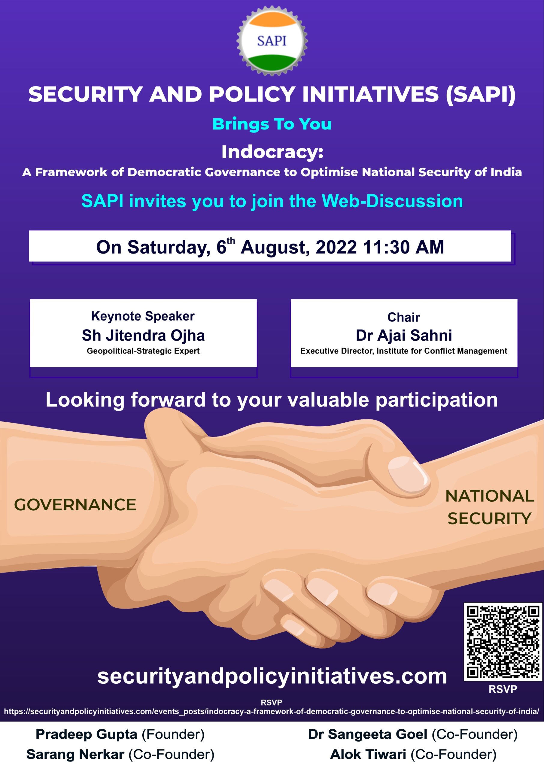 Indocracy: A Framework of Democratic Governance to Optimise National Security of India